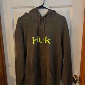 Huk Men's Green Hoodie Sweatshirt NWT
